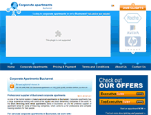 Tablet Screenshot of corporate-apartments.ro